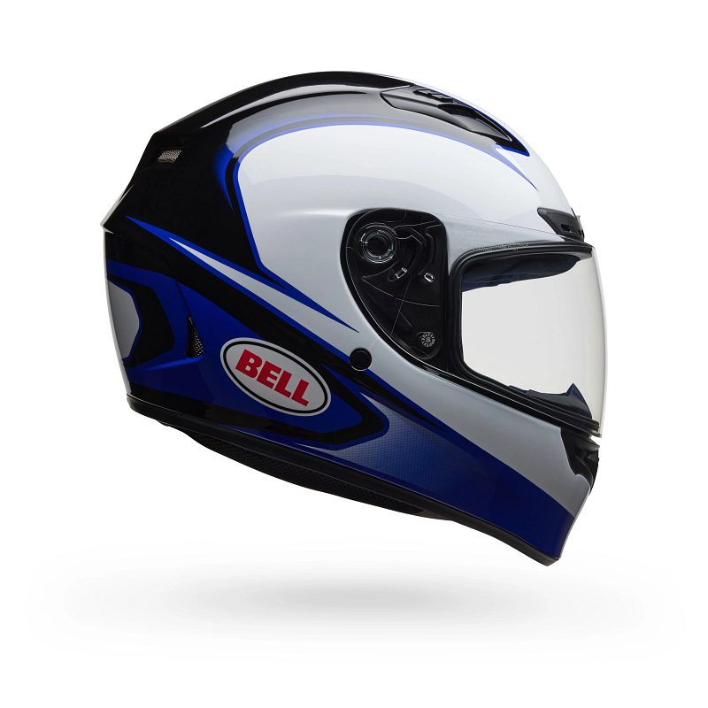 BELL Qualifier DLX Mips Helmet Tarmac Gloss White/Blue Product Image