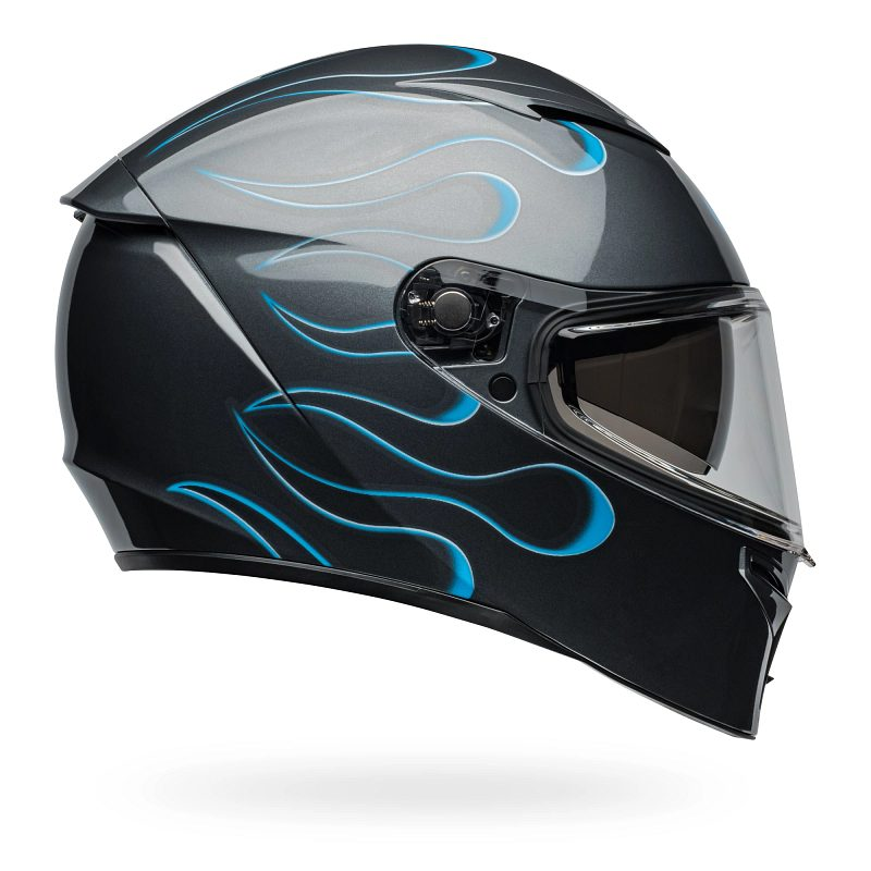 BELL Lithium Helmet Torch Gloss Gray/Blue Product Image