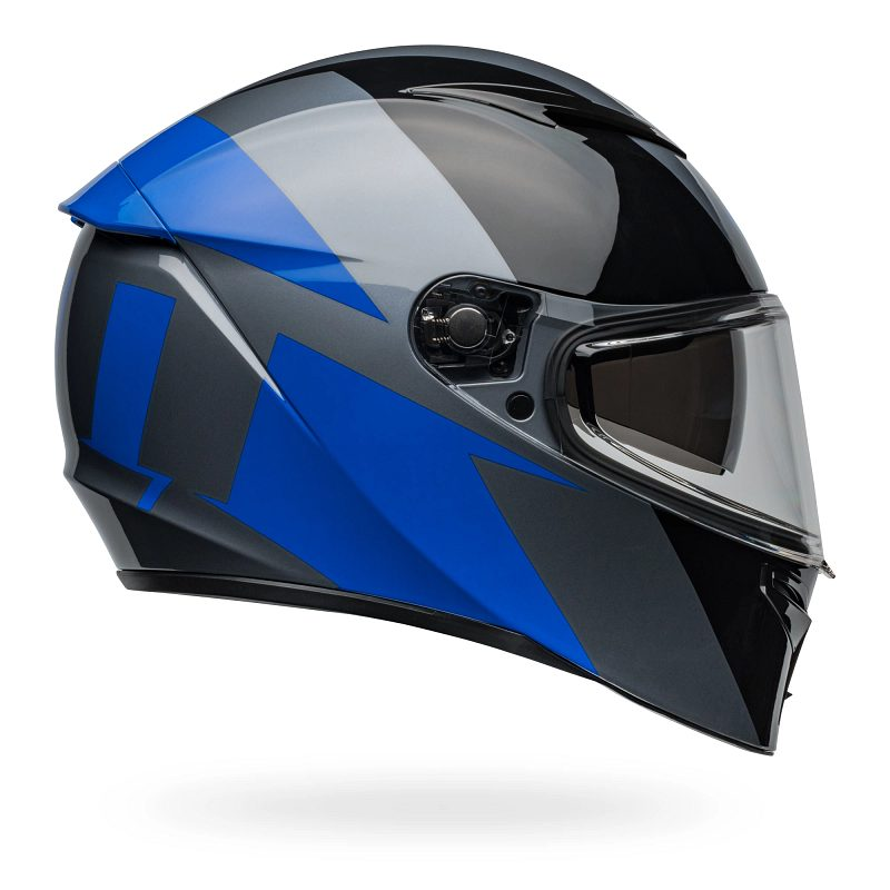 BELL Lithium Helmet Shear Gloss Gray/Blue Product Image