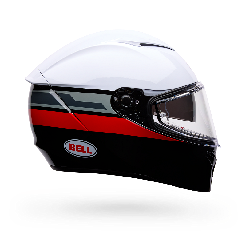 BELL Lithium Helmet White/Red Motion Product Image