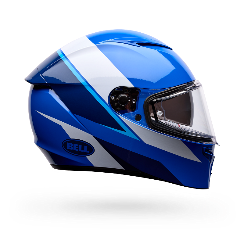 BELL Lithium Helmet Blue Flip Product Image
