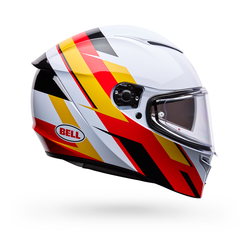 BELL Lithium Helmet White/Red Nova Product Image
