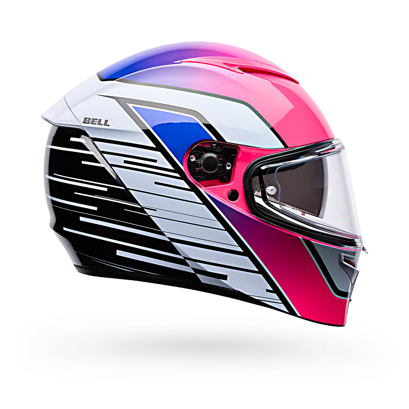 BELL Lithium MIPS Helmet Purple/White Transition Product Image