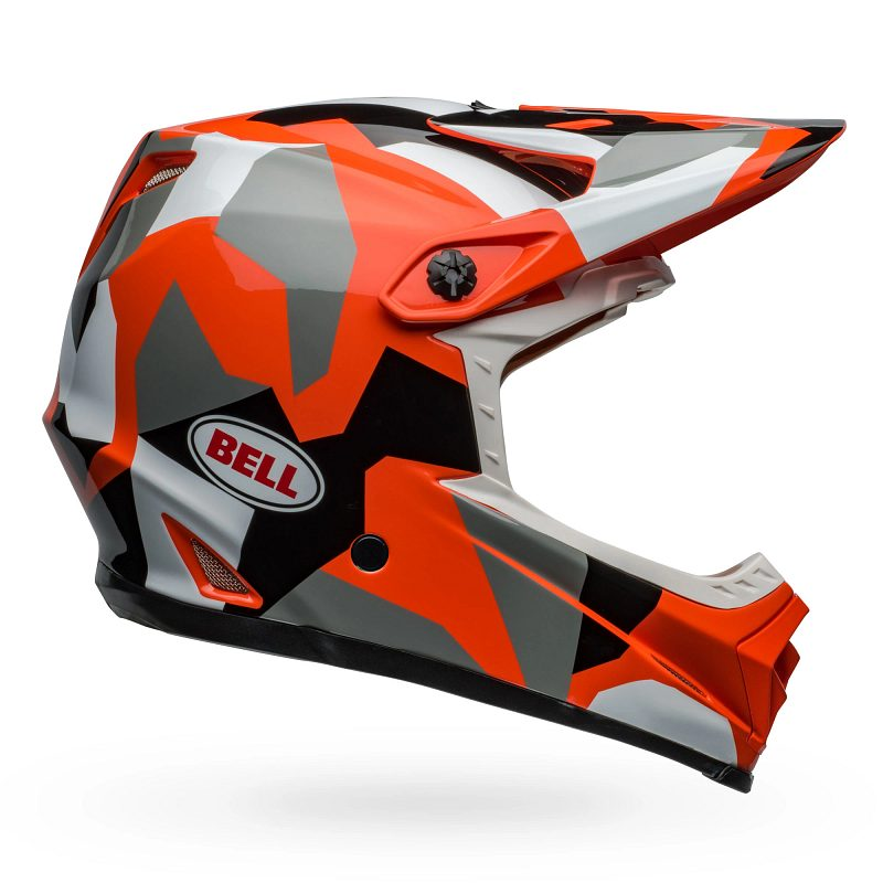 BELL Moto-9 Youth Mips Helmet Rover Gloss Orange Camo Product Image