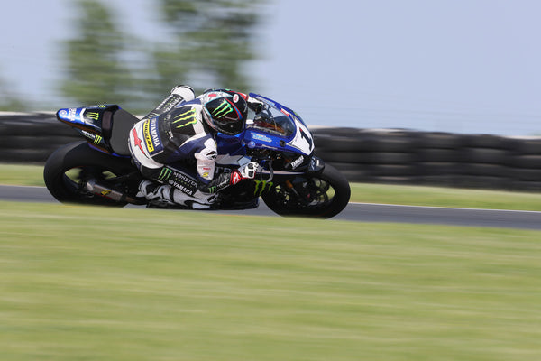 Graves Motorsports Yamaha R1 Superbike Full Titanium Exhaust System - ElecTrick bLUE Silencer
