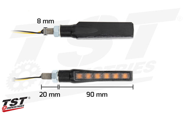 TST BL6 Universal Sequential LED Pod Turn Signals