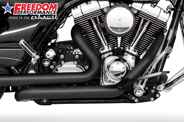 Freedom Performance HARLEY TOURING RIGHT SIDE TUCK & UNDER TRUE-DUAL HEADERS Fits '95-Present