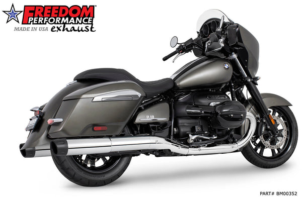Freedom Performance BMW R 18 BAGGER B/TRANSCONTINENTAL/ROCTANE 2-STEP 4.5" EXTENDED SLIP-ONS ONLY! 2022-PRESENT BUNDLE