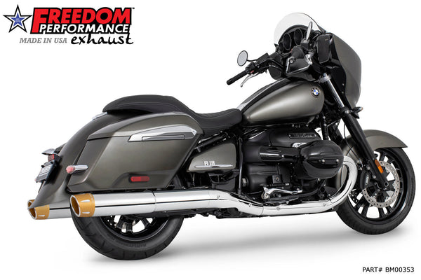 Freedom Performance BMW R 18 BAGGER B/TRANSCONTINENTAL/ROCTANE 2-STEP 4.5" EXTENDED SLIP-ONS ONLY! 2022-PRESENT BUNDLE