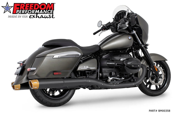 Freedom Performance BMW R 18 BAGGER B/TRANSCONTINENTAL/ROCTANE 2-STEP 4.5" EXTENDED SLIP-ONS ONLY! 2022-PRESENT BUNDLE