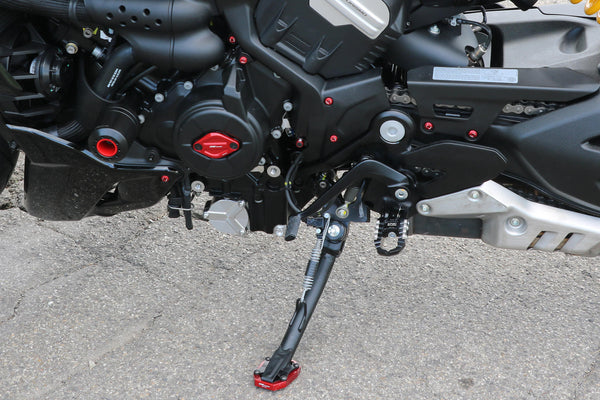 CNC RACING | Kickstand base extension  for Ducati Diavel V4