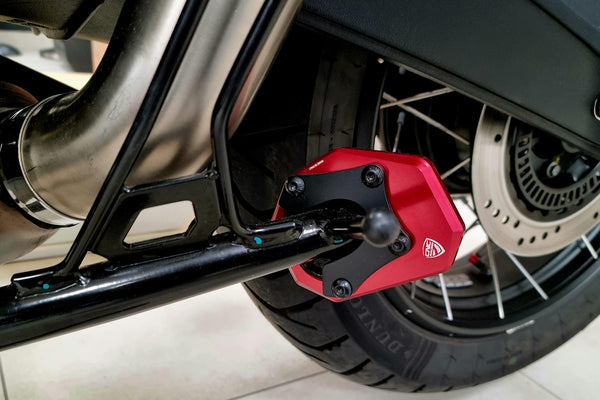 CNC RACING | Side stand extension Moto Guzzi