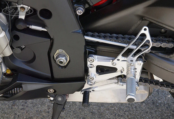 SATO RACING Rear Sets (v.2 design/  Forward/Up) - BMW S1000RR / HP4 2009-14 - image 4