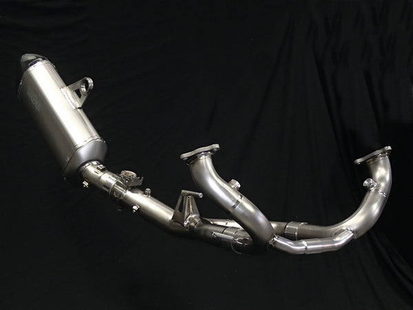 BMW R1250GS & GSA Titanium Exhaust System with OEM Valve Function.