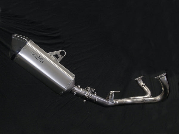 BMW R1250GS & GSA Titanium Exhaust System with OEM Valve Function.