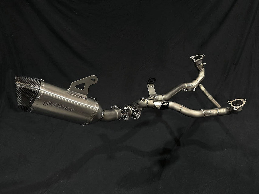 BMW R1300GS / GSA Titanium Exhaust System with OEM Valve Function 2023-2026