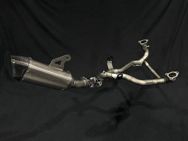 BMW R1300GS / GSA Titanium Exhaust System with OEM Valve Function 2023-2026