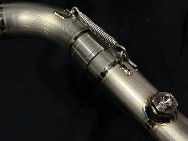 BMW R NINET Titanium Exhaust System with Brushed Headers 2014-2023