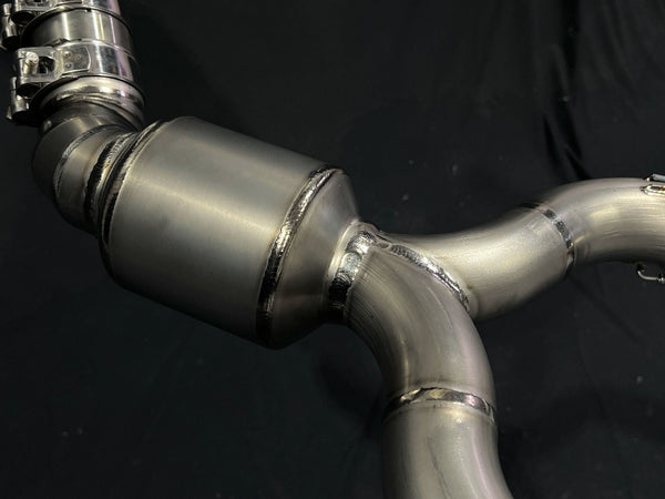 BMW R NINET Titanium Brushed Headers Box-Delete 2014-2020