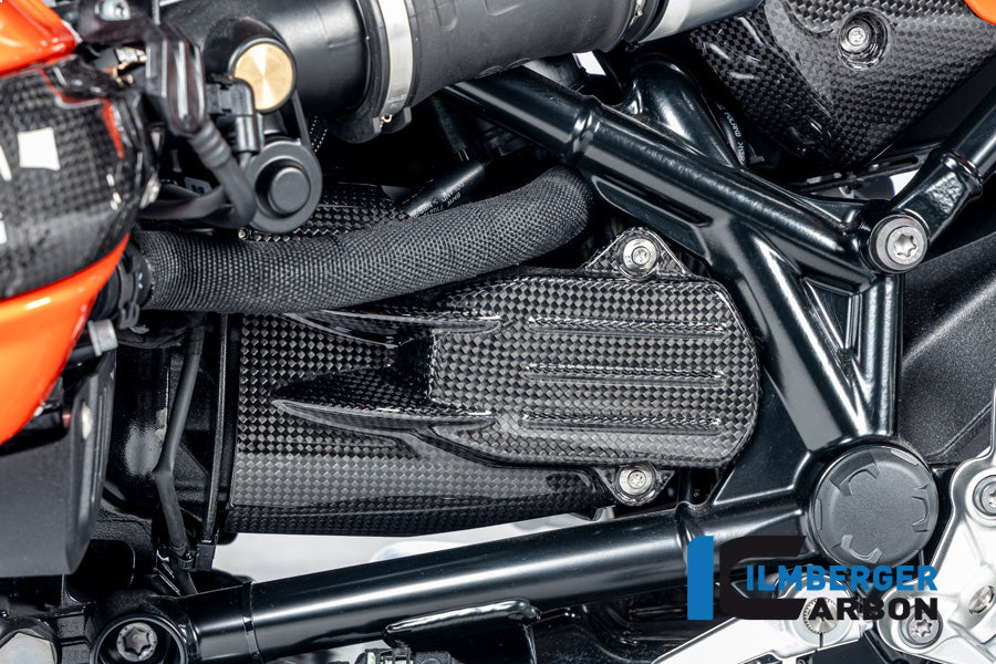 Ilmberger Carbon | Starter cover carbon glossy BMW R12 NineT 2024 — BMW R 12 NineT Carbon