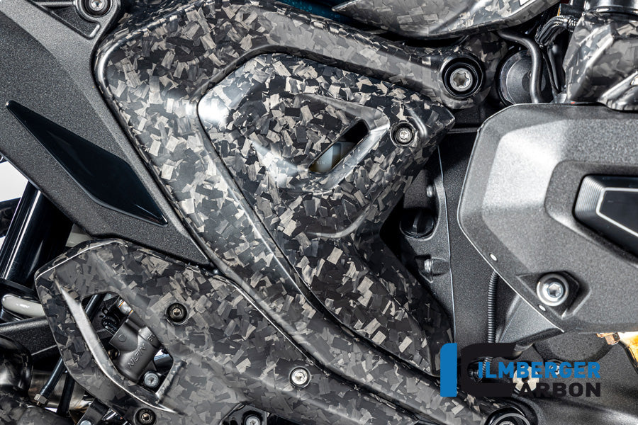 Ilmberger Carbon | Triangular Frame Cover right BDC matt BMW R 1300 GS from 2023 — BMW R 1300 ab2023 Carbon