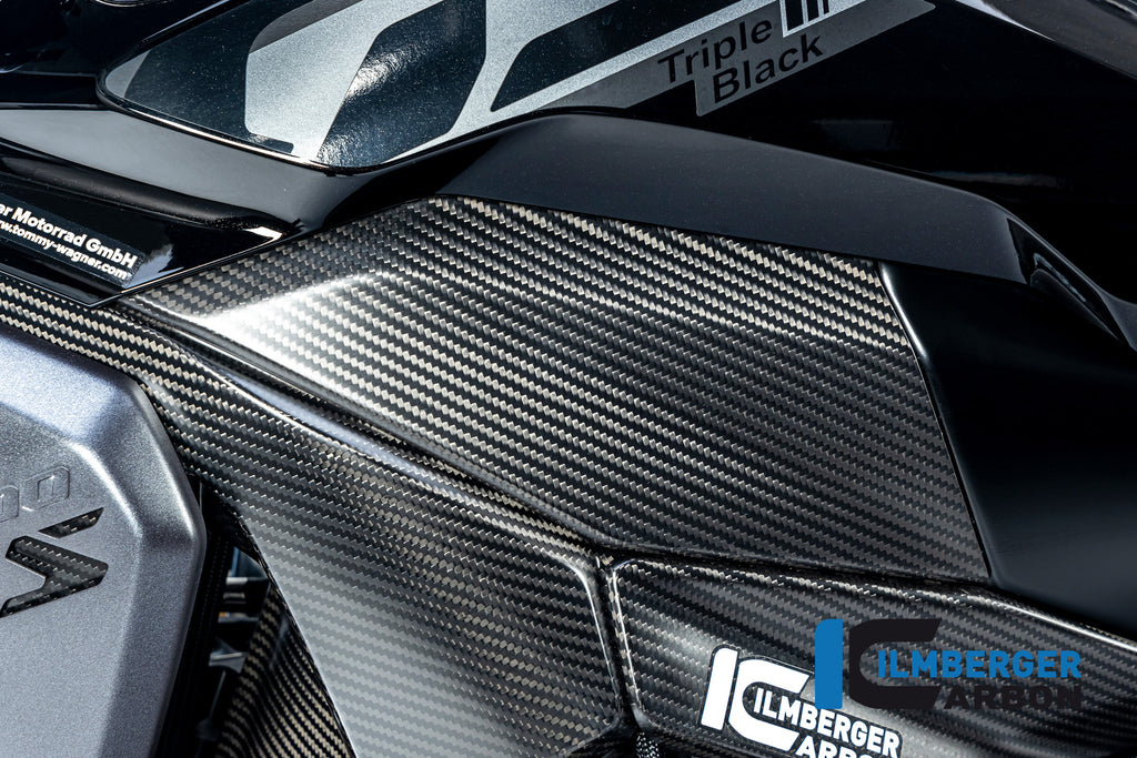 Ilmberger Carbon | Lower tank cover left (upper piece) matt BMW R 1300 GS from 2023 — BMW R 1300 ab2023 Carbon