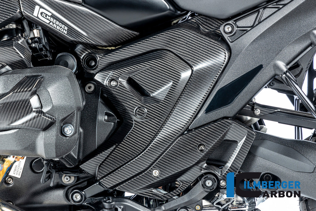 Ilmberger Carbon | Frame cover left matt BMW R 1300 GS from 2023 — BMW R 1300 ab2023 Carbon