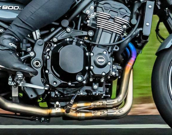 Kawasaki Z900RS Cafe Racer Vandemon Full Titanium Exhaust System 2018-25