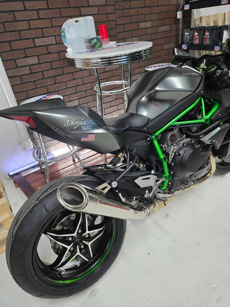 Kawasaki Ninja H2 Vandemon H2R Titanium Slip-On 2015-On