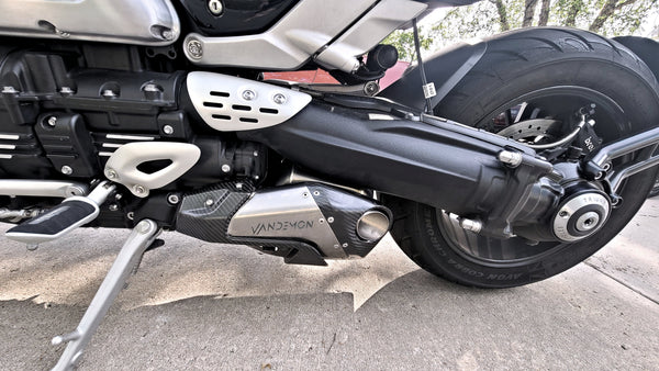 Triumph Rocket 3R, GT and Storm Titanium Slip-On Mufflers 2019-2026