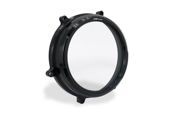 CNC RACING | Clear oil bath clutch cover Ducati Panigale 959,1199 and 1299