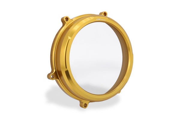 CNC RACING | Clear oil bath clutch cover Ducati Panigale 959,1199 and 1299