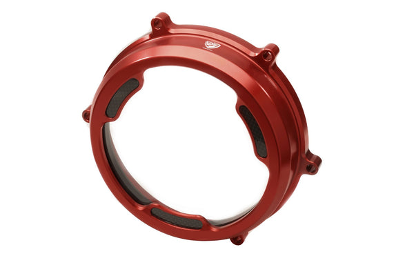 CNC RACING | Clear clutch cover with carbon inserts for Ducati Panigale 959/1199/1299