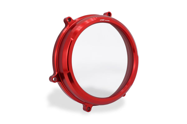 CNC RACING | Clear oil bath clutch cover Ducati Panigale V2 and Streetfighter V2