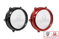 CNC RACING | Clear oil bath clutch cover Ducati Multistrada and Diavel V4 - Pramac Racing Limited Edition