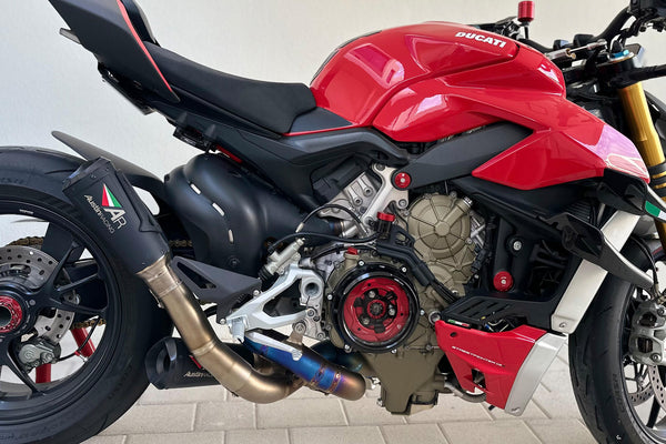 CNC RACING | Clear oil bath clutch cover Ducati Streetfighter V4 - Pramac Racing Limited Edition
