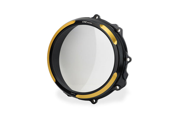 CNC RACING | Clear clutch cover MV Agusta - hydraulic control - Bicolor