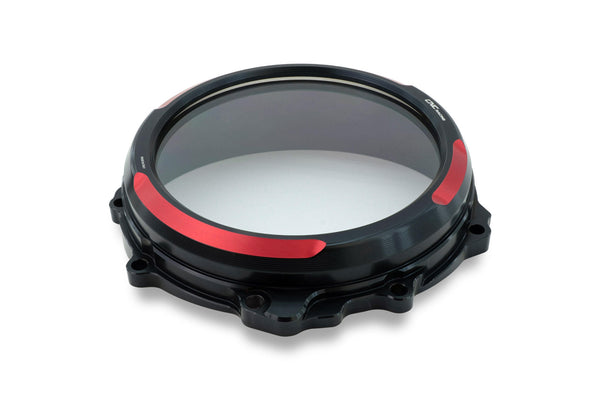 CNC RACING | Clear clutch cover MV Agusta - hydraulic control - Bicolor