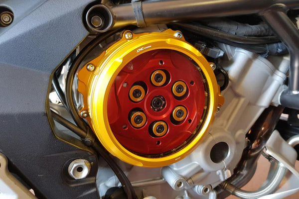 CNC RACING | Clear clutch cover MV Agusta- hydraulic control