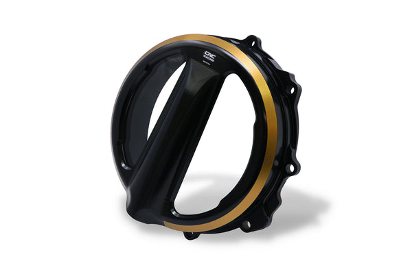 CNC RACING | Clear clutch cover MV Agusta - cable control - Bicolor Edition