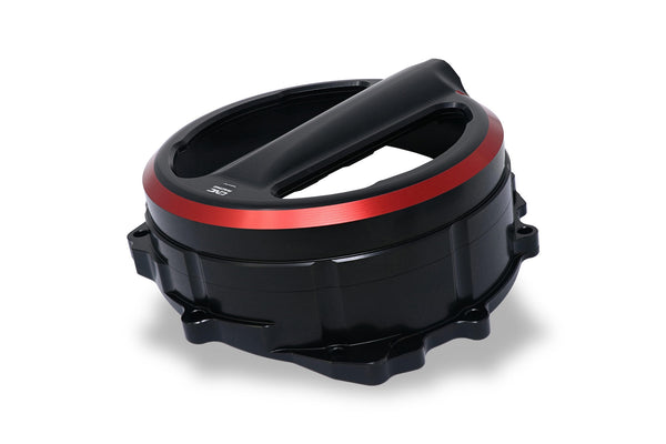 CNC RACING | Clear clutch cover MV Agusta - cable control - Bicolor Edition