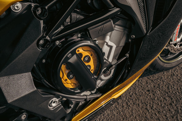 CNC RACING | Clear clutch cover MV Agusta - cable control