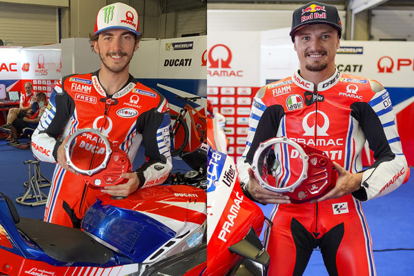 CNC RACING | Clear cover oil bath clutch Ducati - Pramac Racing Limited Edition