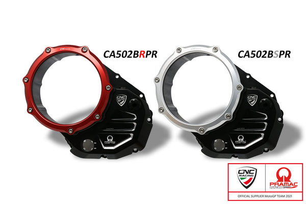 CNC RACING | Clear cover oil bath clutch Ducati - Pramac Racing Limited Edition