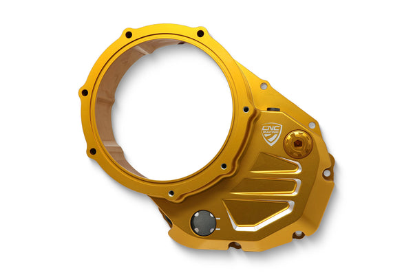 CNC RACING | Clear cover oil bath clutch Ducati - only body