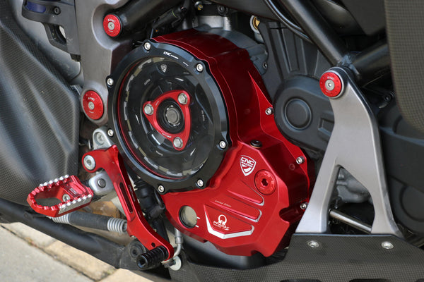 CNC RACING | Clear cover oil bath clutch Ducati - Pramac Racing Limited Edition