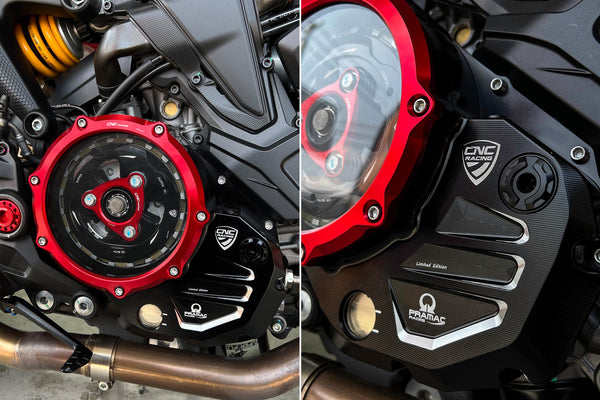 CNC RACING | Clear cover oil bath clutch Ducati Pramac Racing Limited Edition