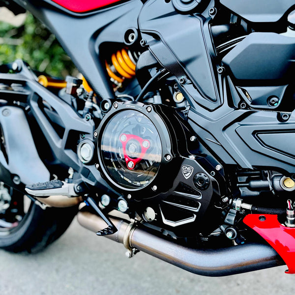 CNC RACING | Clear cover oil bath clutch Ducati