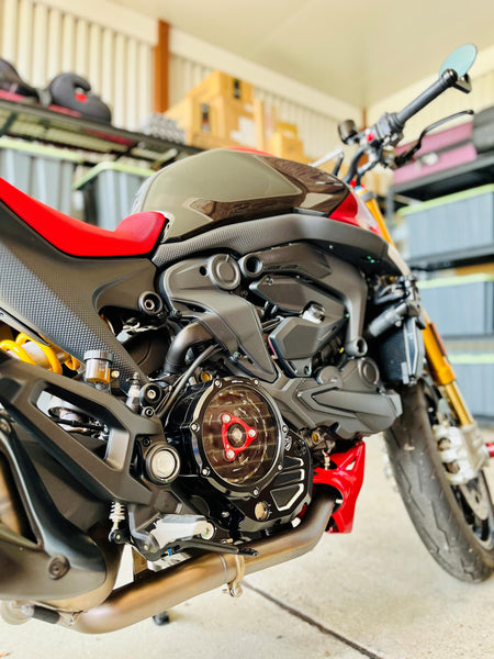 CNC RACING | Clear cover oil bath clutch Ducati