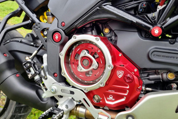 CNC RACING | Clear cover oil bath clutch Ducati Pramac Racing Limited Edition